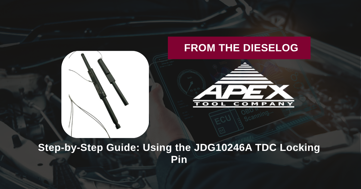 Step-by-Step Guide: Using the JDG10246A TDC Locking Pin